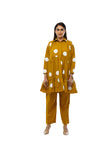 Polka Shirt Dress Set