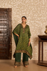 Ajrakh | Kaftan with Pants Set