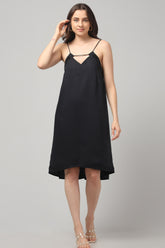 Beaded Neckline Dress