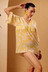 Printed Beach Cover Up