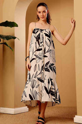 Tropical Backless Dress