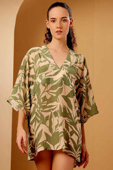 Tropical Printed Cover Up
