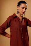 Copper Shirt Dress