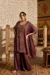 Ajrakh | Short Kaftan Set