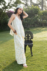 Cosmos | Printed Elastic Wide Leg