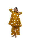 Polka Shirt Dress Set
