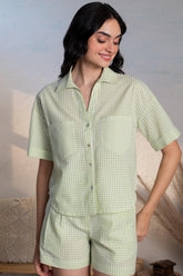 Checks '26 | Green Dew Shirt