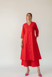 Echo | Rouge Polka Kurta