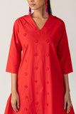 Echo | Rouge Polka Kurta