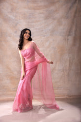 Zaira | Embroidered Saree Set