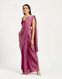 Abacus | Dani Techno Saree with Pants and Blouse