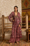 Ajrakh | V Neck Set