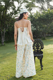Cosmos | Printed Elastic Wide Leg
