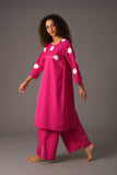 Pink Pleated Set