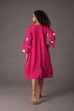 Pink Pleated