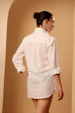 Cotton Embroidered Beach Shirt