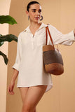 Embroidered Beach Shirt