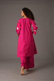 Pink Pleated Set