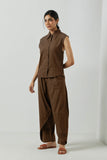 El Nua | Brun Oxford Pant