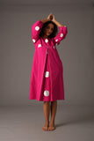 Pink Pleated