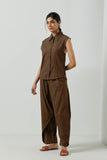 El Nua | Brun Oxford Pant