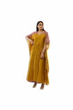 Mustard Kaftan Set