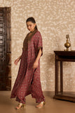 Ajrakh | Kaftan Kurta Set