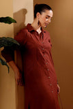 Copper Shirt Dress