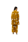 Polka Shirt Dress Set