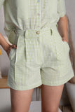 Checks '26 | Green Dew Shorts