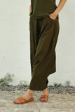 Olive Harem Pants