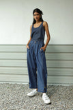 Denim Loop Pants