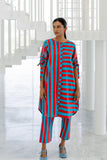Echo | Poppy And Blue Stripe Set