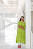 Echo | Terra Green Bandhej Set