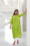Echo | Terra Green Bandhej Set