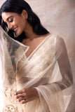 Zaira | Pre Embroidered Skirt Saree Set With Belt