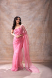 Zaira | Embroidered Saree Set With Belt