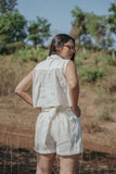 Alba | Tie-up Romper