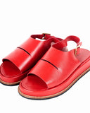 Open Leather Clogs