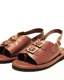 Envelope Sandals Dual Buckle